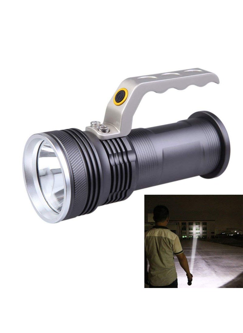 KEETOZ - Keetoz Aluminum Rechargeable Torch Light Grey - Image 1