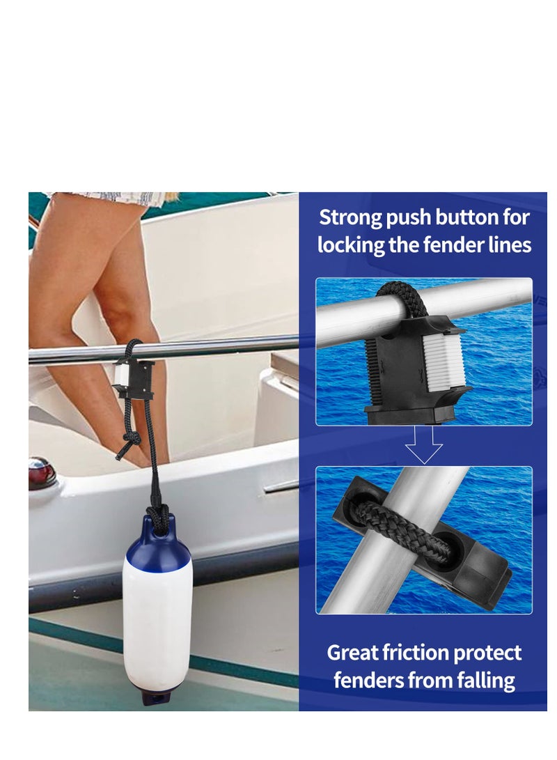 Generic Adjustable Boat Fender Hanger Clips for Quick Connect and Release, Perfect for Pontoon and Bumper Accessories  - Image 5