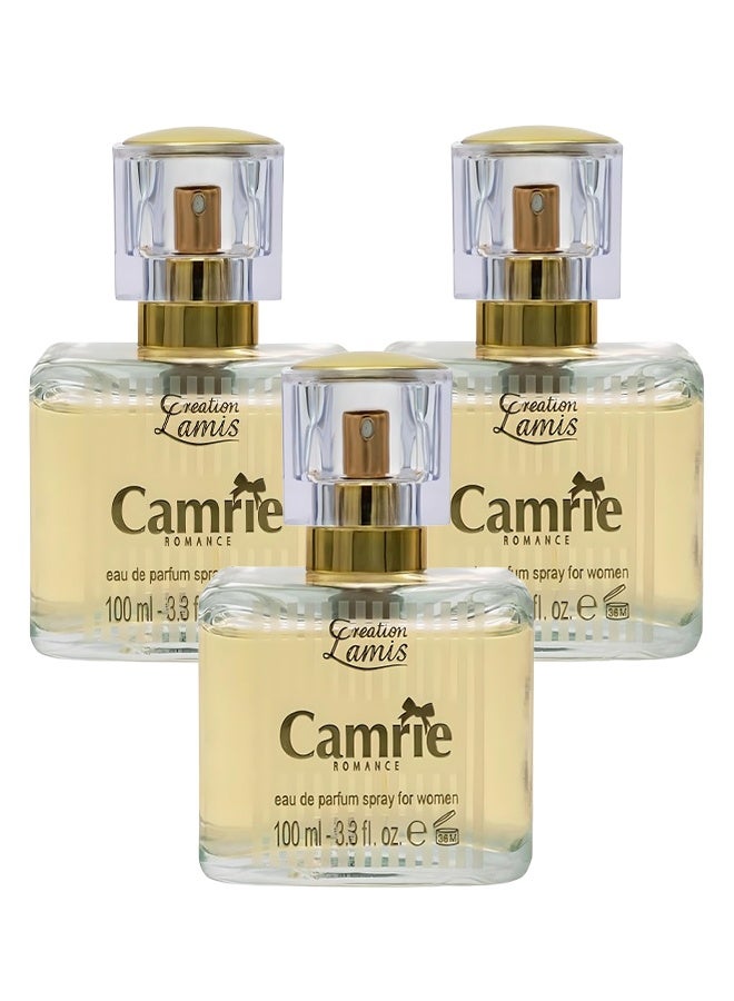 Creation Lamis 3 Pieces Camrie Romance Perfume For Women 100ml EDP - Image 1