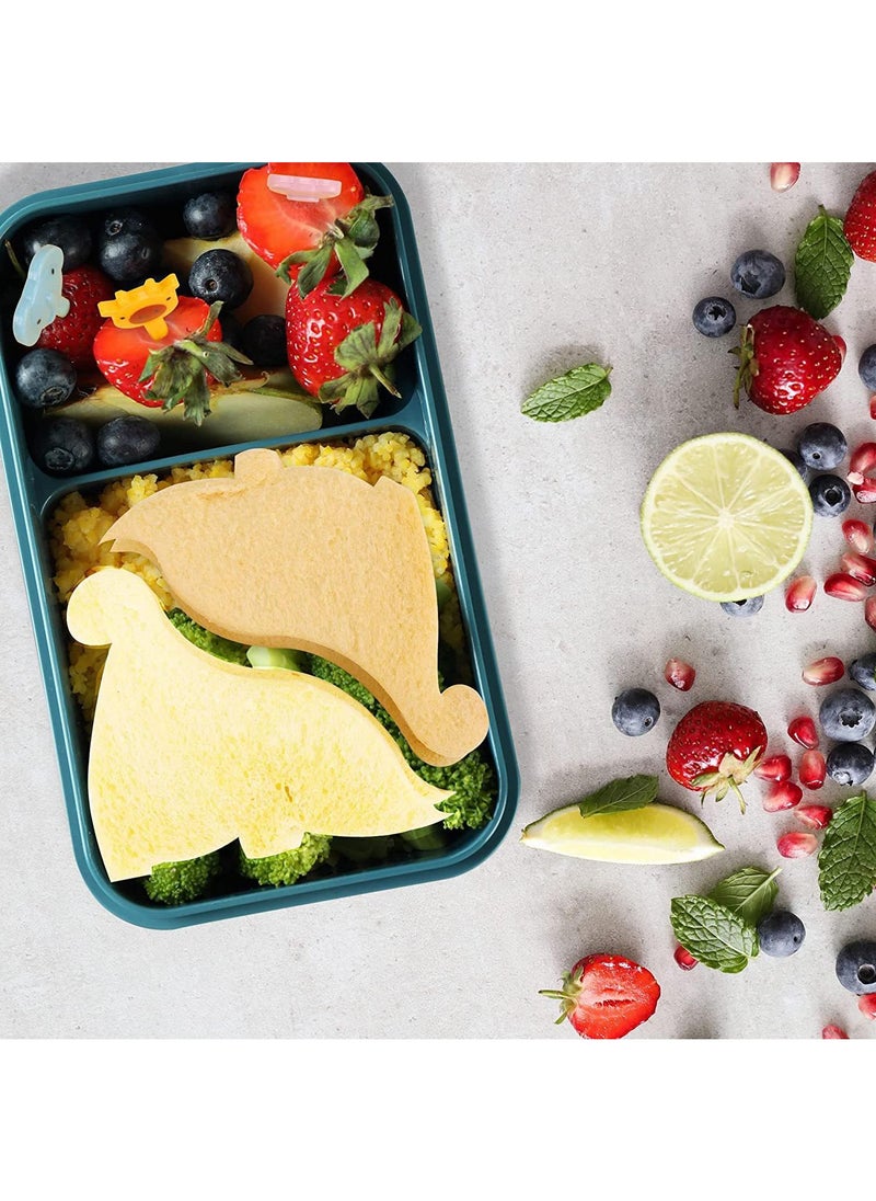 Bluejw - 45 Pcs Sandwich Cutter And Sealer Cutters For Kids Great For Toddler Lunch Box Containers Includes Fruit Vegetable Cookie Cutters Food Forks Animal Fruit Fork - Image 1