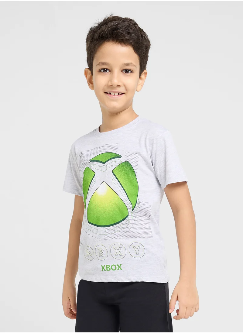 XBOX Xbox Boys Printed Short Sleeve Pyjama set