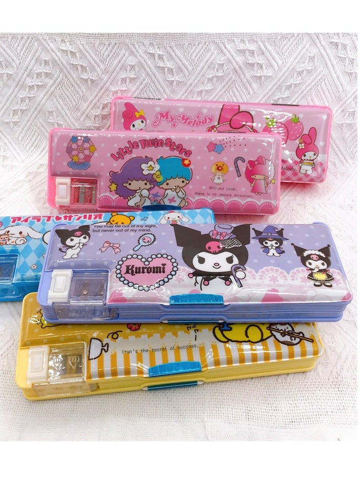 Sanrio - Kuromi Multi-Function Pencil Case with Built-in Sharpener - Image 1