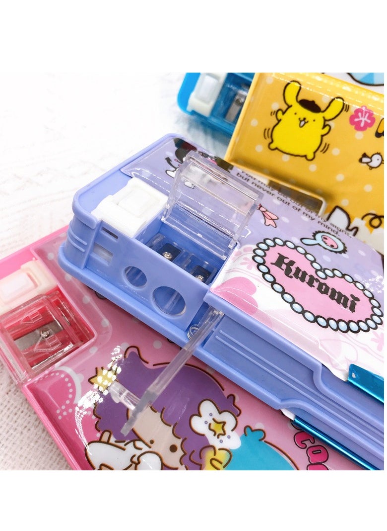 Sanrio - Kuromi Multi-Function Pencil Case with Built-in Sharpener - Image 1