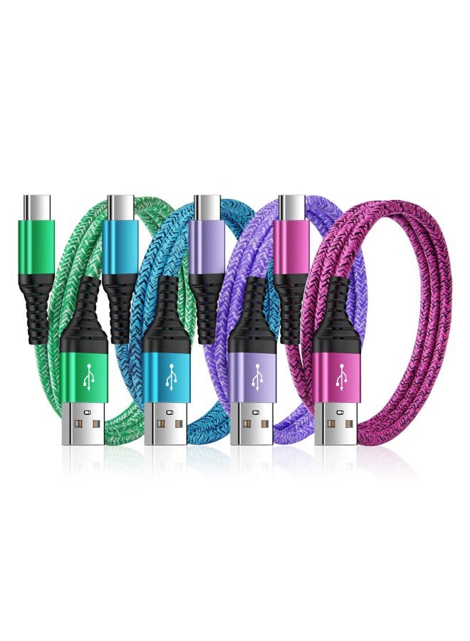 ANDHOT USB to USB C iPhone 16 Charger Cable Fast Charging Cord for iPhone 16e, 16 Pro Max, 16 Pro, 16 Plus, 16, 15 Pro Max, 15 Pro, 15 Plus, 15, 4Pack 3FT Type A to C i Phone 16e Car Charging Power Cords - Image 1