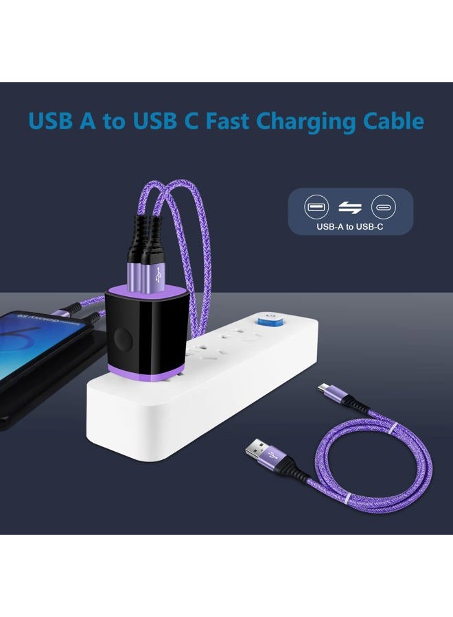 ANDHOT USB to USB C iPhone 16 Charger Cable Fast Charging Cord for iPhone 16e, 16 Pro Max, 16 Pro, 16 Plus, 16, 15 Pro Max, 15 Pro, 15 Plus, 15, 4Pack 3FT Type A to C i Phone 16e Car Charging Power Cords - Image 3
