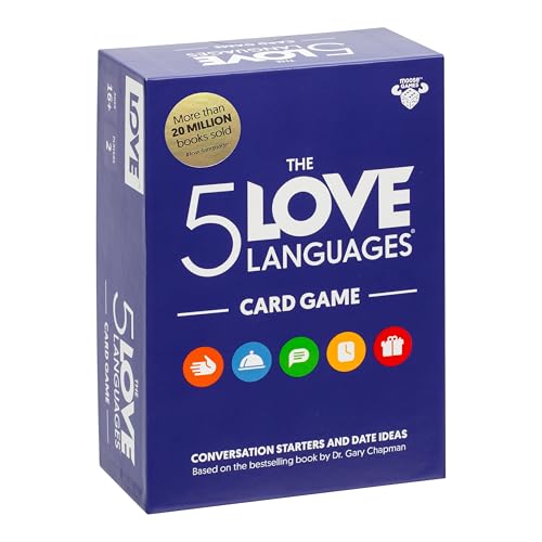 MOOSE The 5 Love Languages Card Game Discover More About Yourself Your Partner 300 Prompt Cards to Spark Deep Meaningful Conversations Create New Date Ideas and Fun Quiz Questions for 2 Players 16 - Image 1