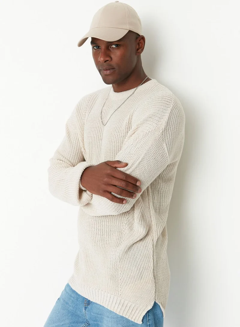 trendyol Knitted Crew Neck Sweater