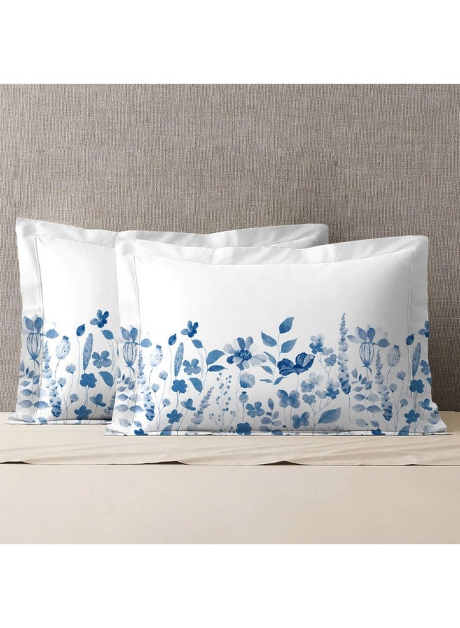 Trident Soft Comfort Pillow Covers Set of 2, 100% Cotton Pillow Covers, 210 TC, Soft and Breathable, Standard Size (46 cm x 69 cm) - Sussana - Image 1