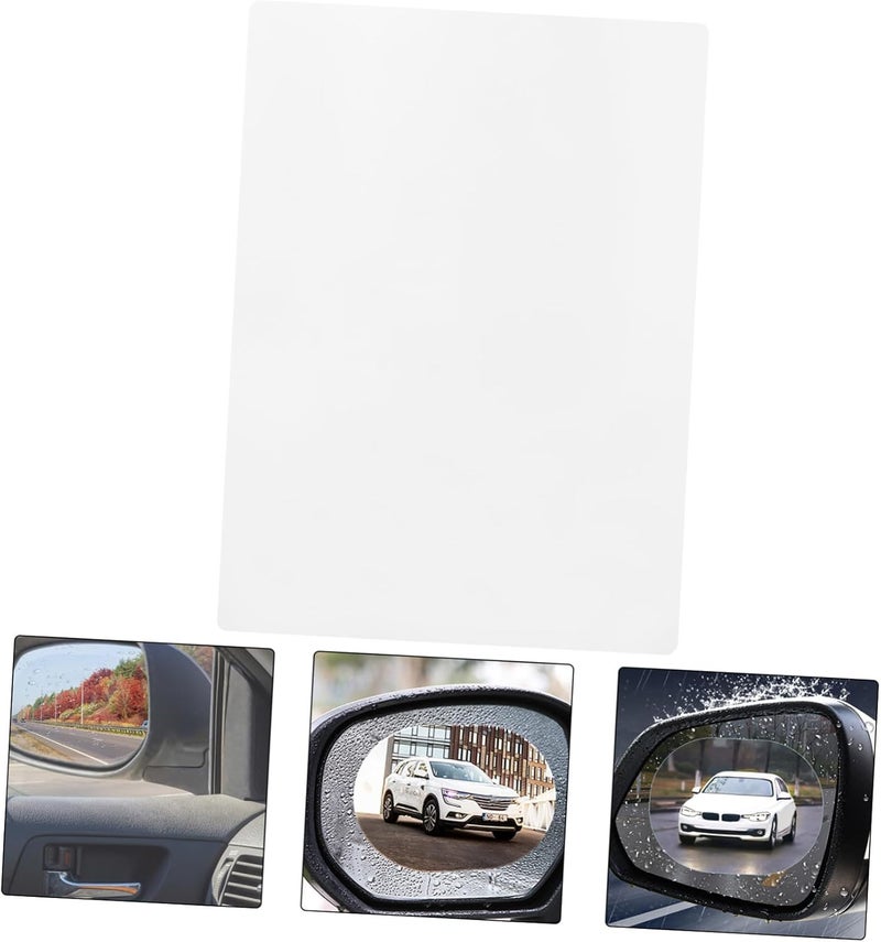 ABOOFAN 1pair Rearview Mirror Rainproof Film for Vehicles Easy Install Fog Car Side for Cars Trucks Suvs - Image 3