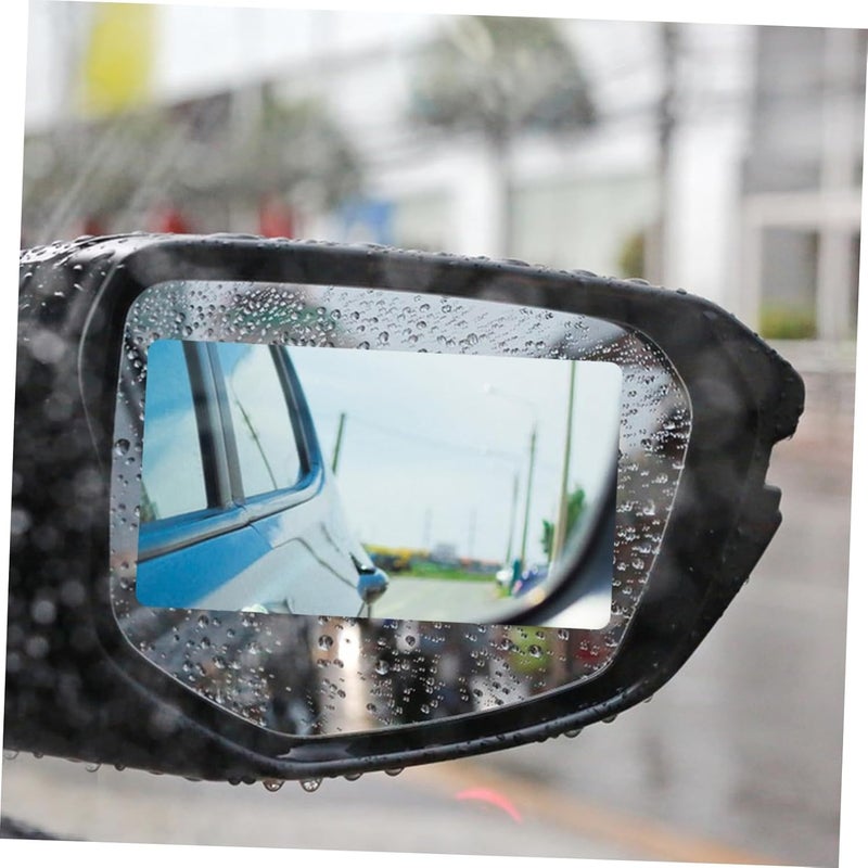 ABOOFAN 1pair Rearview Mirror Rainproof Film for Vehicles Easy Install Fog Car Side for Cars Trucks Suvs - Image 2