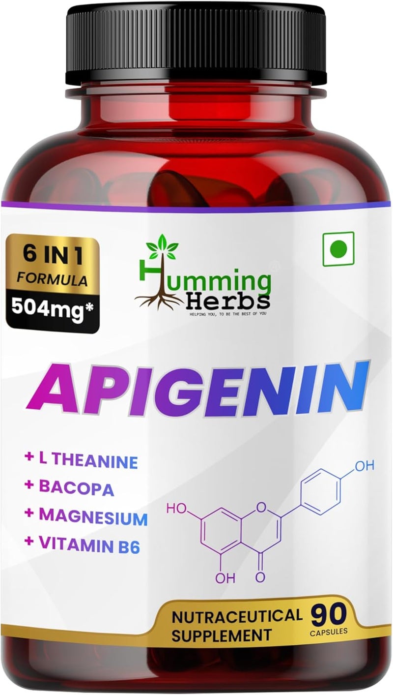 مكمل أبيجينين 504Mg للبالغين - 90 كبسولة