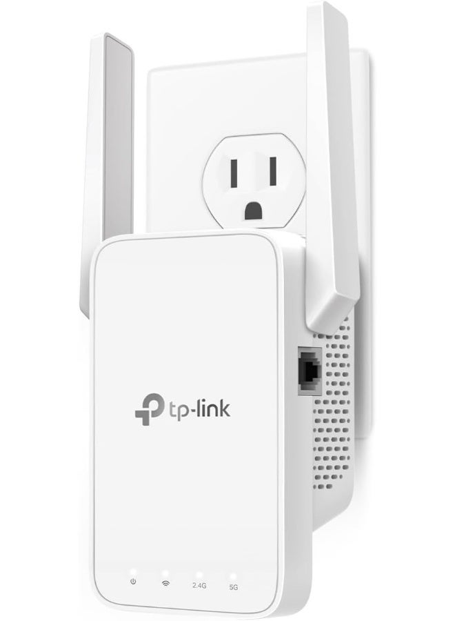 AC1200 WiFi Extender RE315 - Dual Band Signal Booster with 1.2Gbps Speed, Covers 1500 Sq.ft for Up to 30 Devices White
