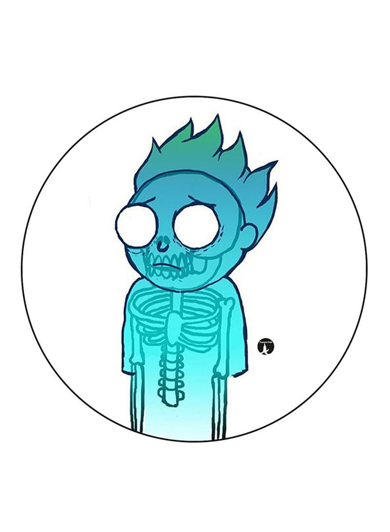 RKN Rick And Morty Printed Mouse Pad  Round  Multicolour