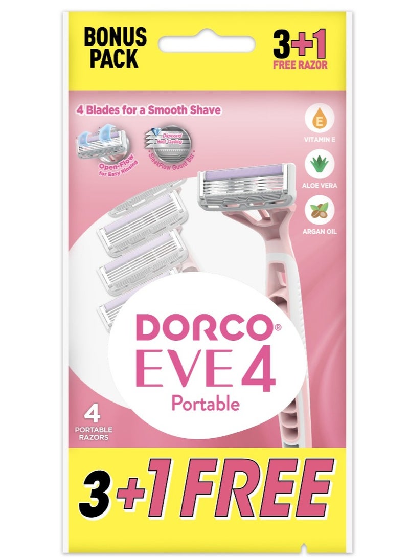 DORCO EvE 4 DISPOSABLE 3+1P