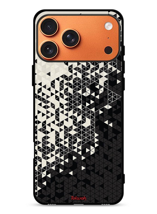 Tolwak Apple iPhone 17 Pro Max Protective Case Cover Pattern Digital Art Triangle - Image 1