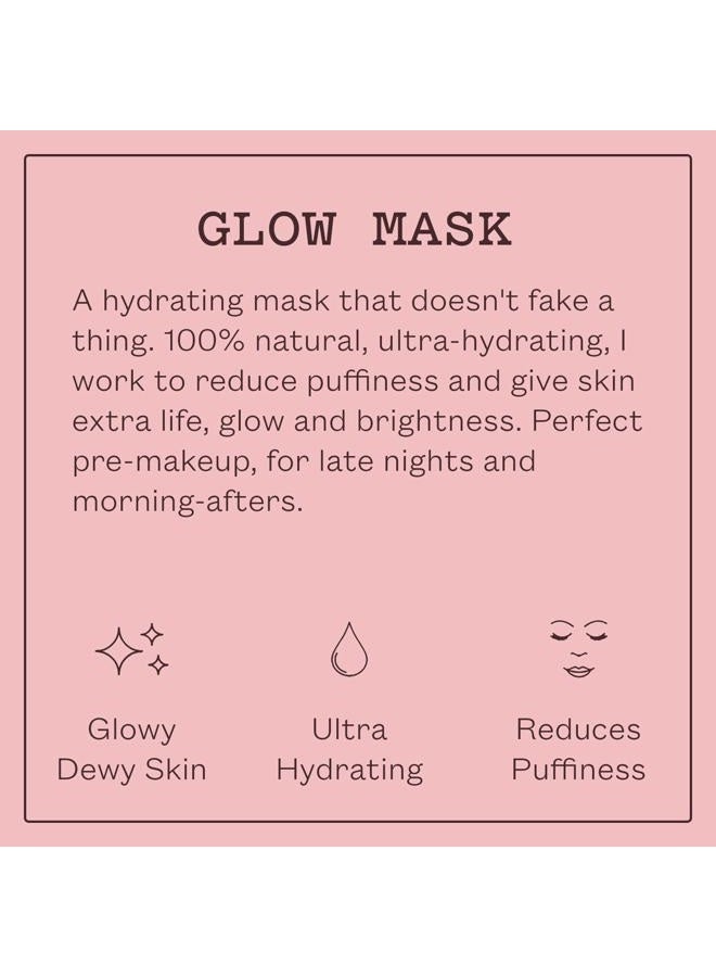 Frank Body Glow Mask | Naturally Derived, Ultra-Hydrating 5min Face Mask | Soothes Skin Instantly, Fights Puffiness & Moisturizes | Made With Shea & Cocoa Butters | 80ml - 2.71oz - Image 2