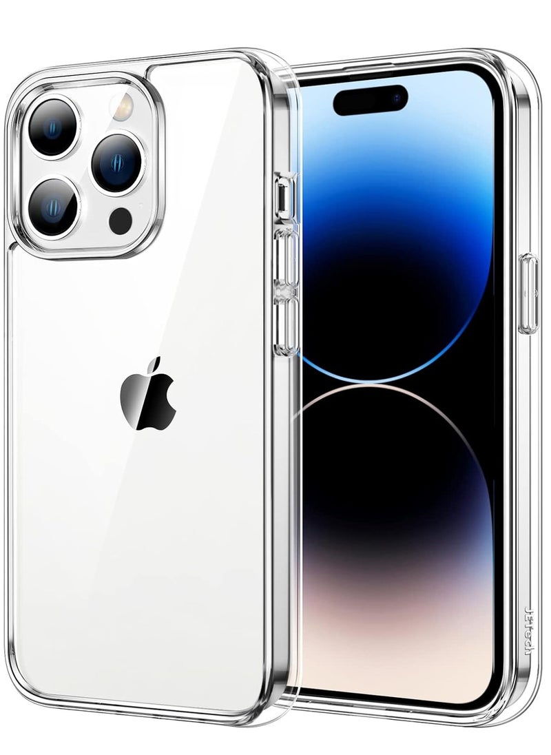 Generic Case for iPhone 14 Plus 6.7 inch Shock Absorption Cover Anti Scratch Clear Back TPU PC  - Image 1