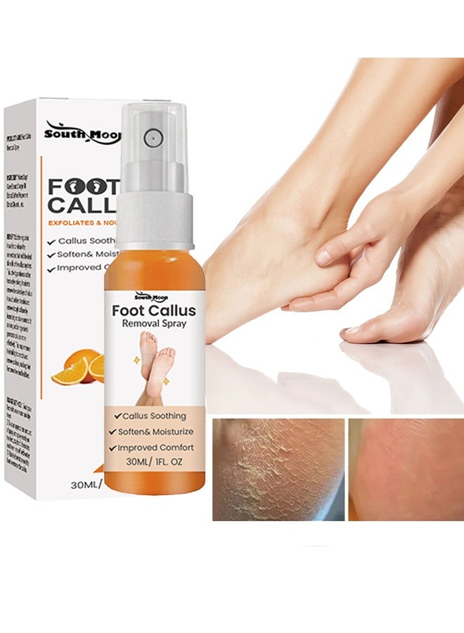SOUTH MOON Foot Callus Removal Spray - Foot Spray Cleans Dead Skin Cuticles Calluses Prevents Dryness Repairs Rough Skin and Moisturizes Care Spray - Image 1