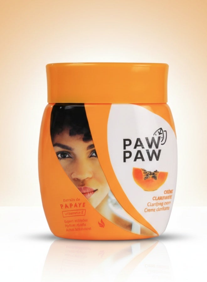 باو باو كريم باو باو لتفتيح البشرة بفيتامين اي وخلاصة البابايا 300 مل مرطب ومزيل للبقع الداكنة - Image 1