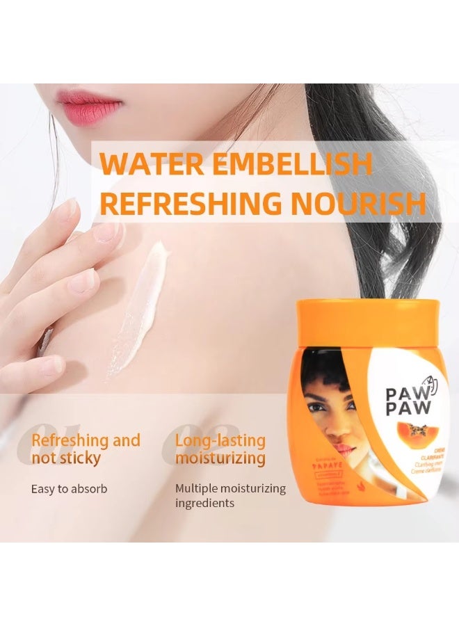 باو باو كريم باو باو لتفتيح البشرة بفيتامين اي وخلاصة البابايا 300 مل مرطب ومزيل للبقع الداكنة - Image 3