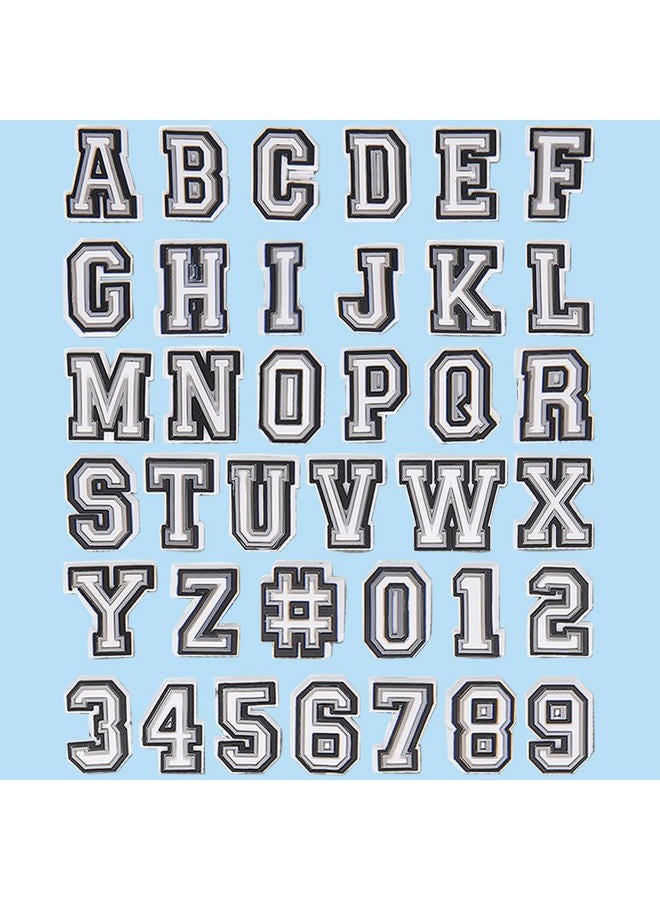 CUNUEN 37 Pack Letter Charms for Clog Sandals Shoe Decoration 0-9# Number, Alphabet ABC-Z Letter, DIY Shoes Pins for Boy Girl Teens Men Women and Adults - Image 3