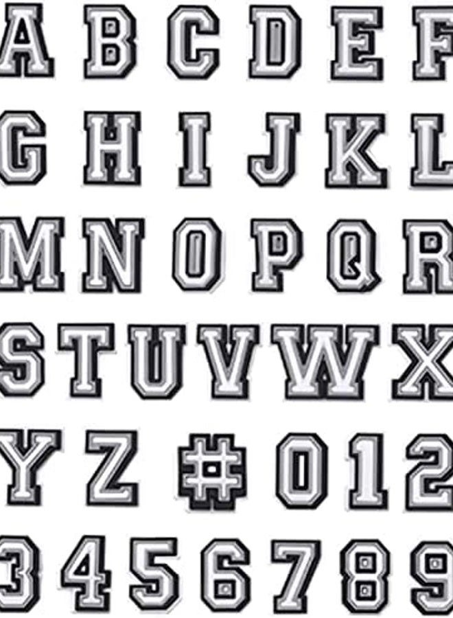 CUNUEN 37 Pack Letter Charms for Clog Sandals Shoe Decoration 0-9# Number, Alphabet ABC-Z Letter, DIY Shoes Pins for Boy Girl Teens Men Women and Adults - Image 1