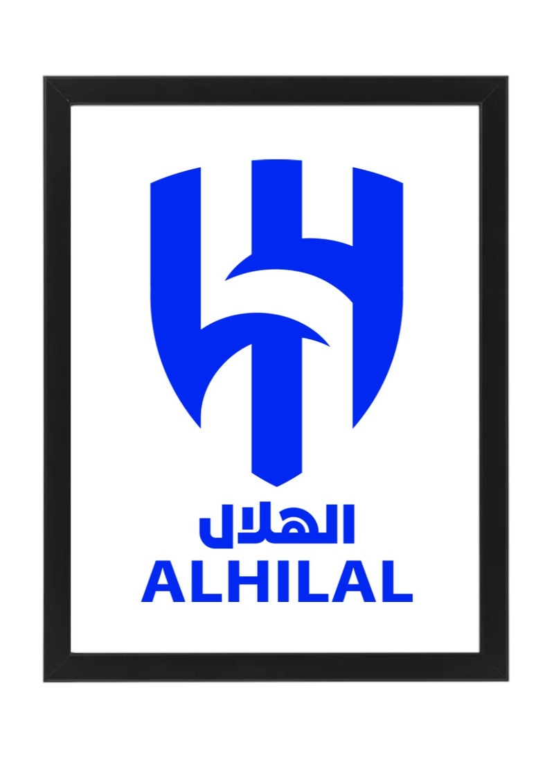 Boomah Accessories - Al Hilal SFC , Soccer Gift , Poster with Frame 30x40cm - Image 1