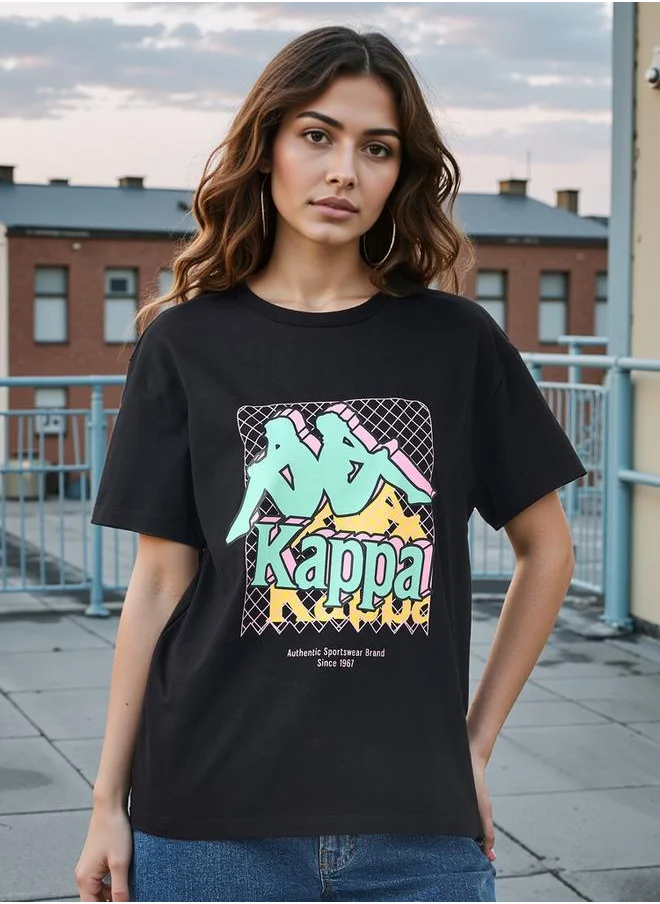 كابا Kappa Logo Detail T-shirt