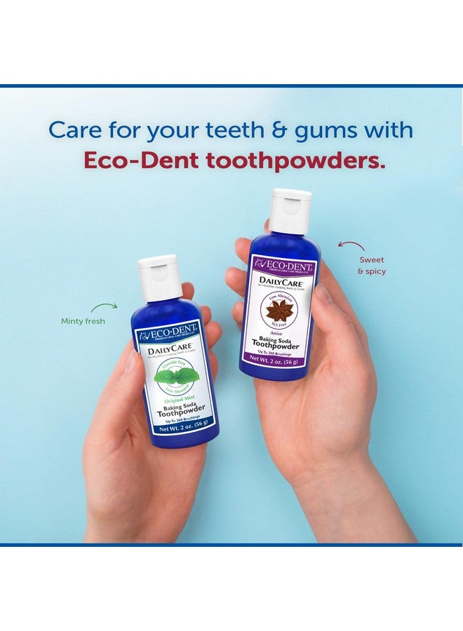 Eco-Dent DailyCare Baking Soda Toothpowder, Cinnamon - Fluoride-Free Toothpaste Powder, SLS-Free Tooth Powder with Baking Soda, Minerals, and Essential Oils, Toothpaste Alternative, 2 Oz - Image 5