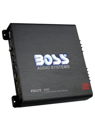 BOSS Audio Systems R4002 Riot Series Car Audio Stereo Amplifier – 800 High Output, 2 Channel, Class A/B, 2/4 Ohm, Low/High Level Inputs, High/Low Pass Crossover, Full Range, Bridgeable, Subwoofer - pzsku/ZD5D55D2D18564C6916B7Z/45/_/1738655192/f511e917-7d77-4768-9f96-77d27e084b55