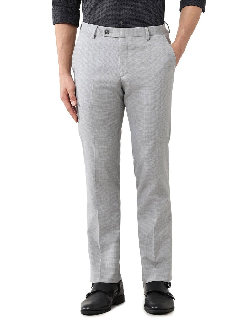 Arrow Men's Tailored Fit Checked Trousers - Image 1