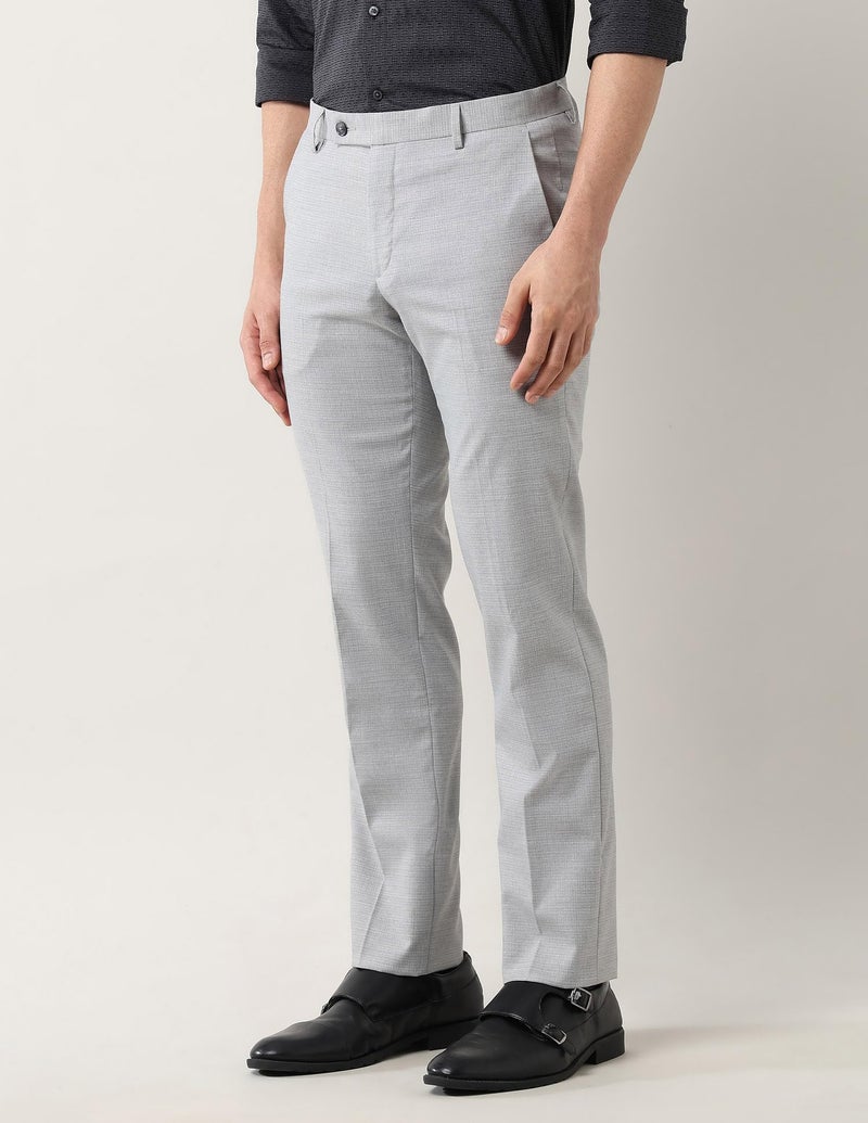 Arrow Men's Tailored Fit Checked Trousers - Image 4