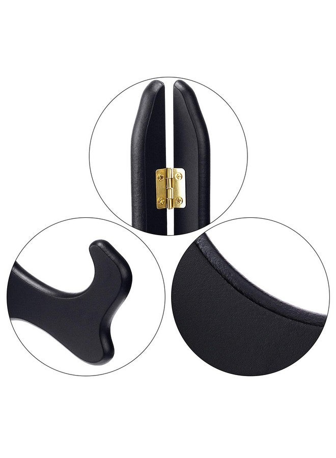 تاتو، 4 مجموعات من حاملات العرض الخشبية وحوامل الأطباق الزخرفية لعرض إطارات الصور وحوامل اللوحات (7 بوصة، أسود) - Image 3