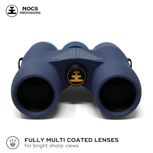 Nocs Provisions Field Issue Compact 10x32 Waterproof Binoculars, Shockproof, Fogproof, 10X Magnification, Bak4 Prism, Multi-Coated Lenses for Adults & Kids, Bird Watching, Hunting & Wildlife Viewing - Image 3