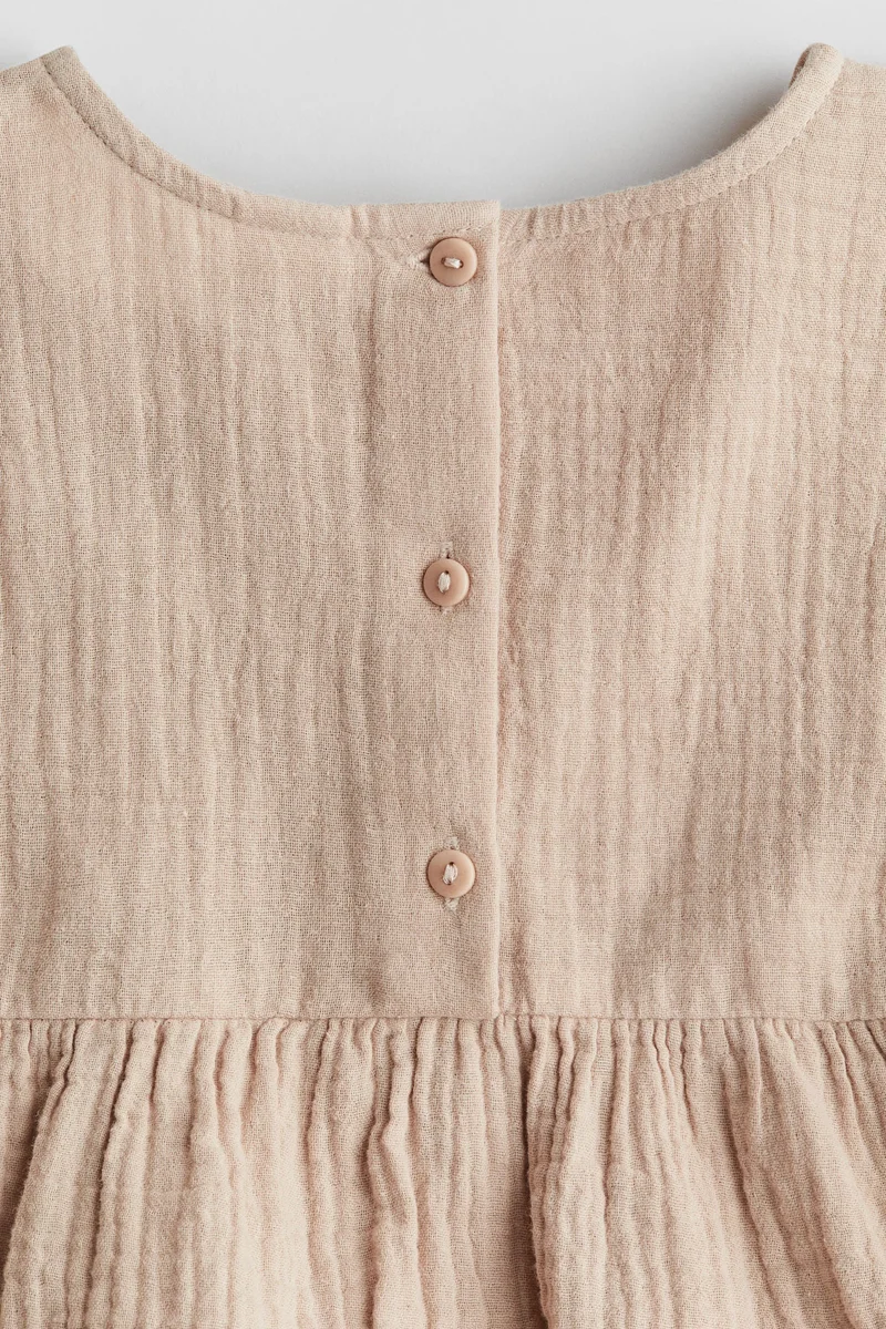 H&M Textured Cotton Dress