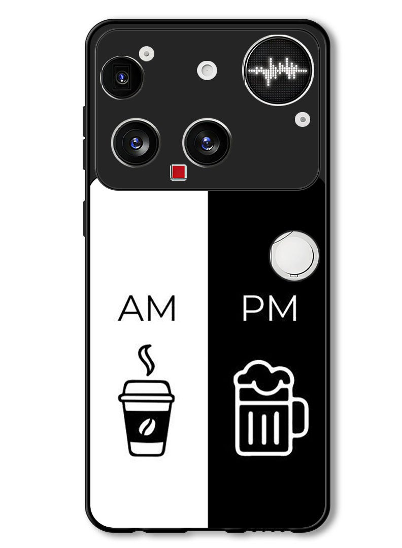 Theodor Case Compatible with Nothing Phone (3) 6.67 Inch Protection Shockproof Bumper Cover AM - PM - Image 1