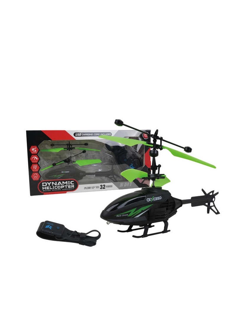 Generic - Dynamic children's helicopter rechargeable via USB - Image 1