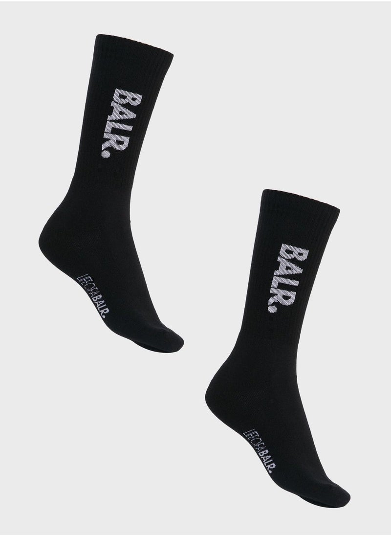 BALR Logo 2-Pack socks - Image 2