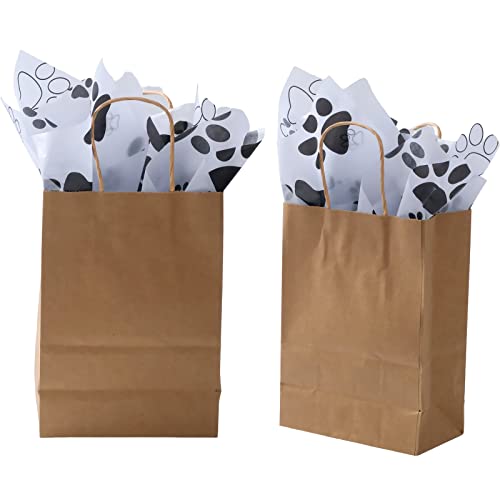 Bolsome 100 Sheets Paw Print Tissue Paper for Gift Wrapping Puppy Dog Tissue Paper for Gift Bags for Birthday Party Baby Shower Wedding DIY Crafts, 20 ×14 Inches - Image 5