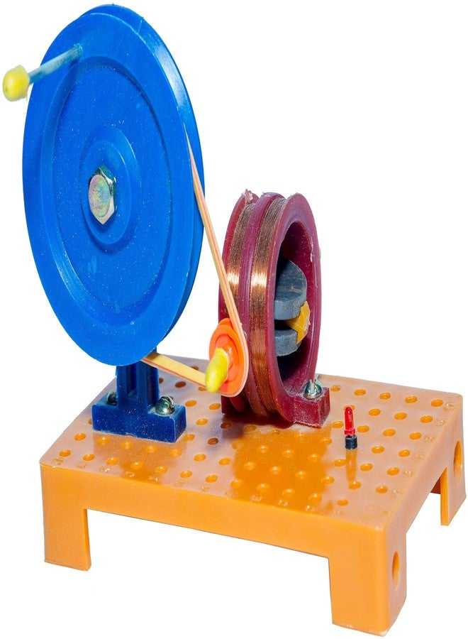 Junior Scientist Ac Generator -Faraday's Laws Concept Converts Mechanical Into Electrical Energy