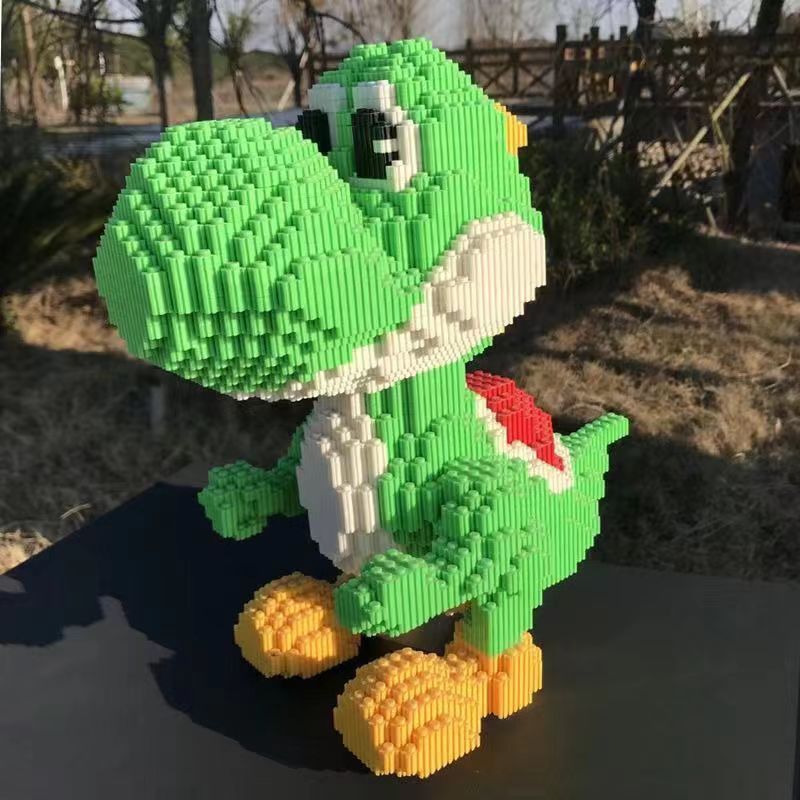 Cls Chao Le Sen Building Block Dinosaur Boy Small Particle Puzzle Children'S Puzzle Toy High Difficulty Ornaments Yao Xi - Image 4