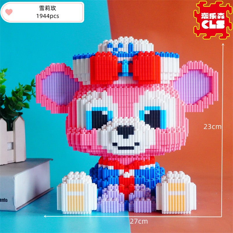 Cls Chao Le Sen Building Block Dinosaur Boy Small Particle Puzzle Children'S Puzzle Toy High Difficulty Ornaments Yao Xi - Image 1