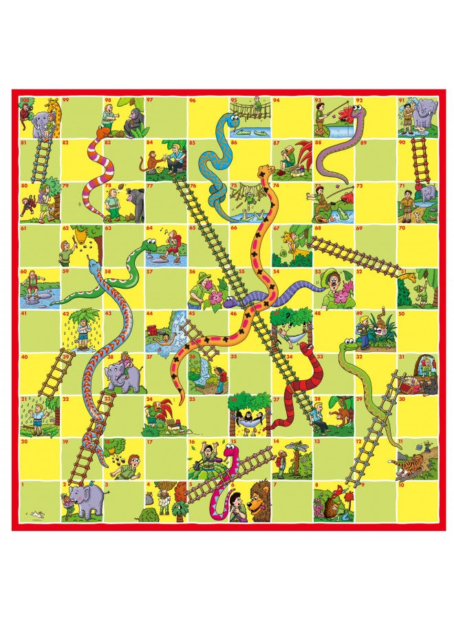 Galt Toys, Snakes & Ladders and Ludo, Classic Family Board Game, Ages 3 Years Plus, 2-4 Players - Image 3