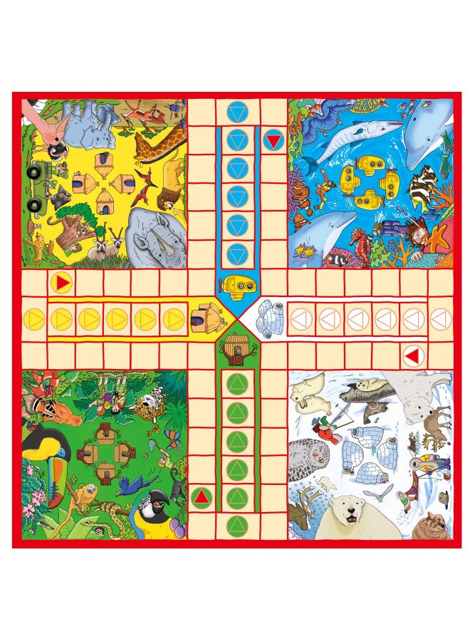 Galt Toys, Snakes & Ladders and Ludo, Classic Family Board Game, Ages 3 Years Plus, 2-4 Players - Image 4