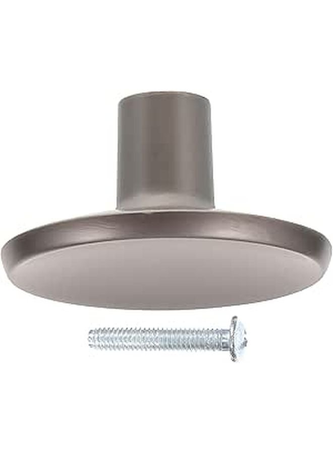 Nordic Style Gray Zinc Alloy Single Hole Cabinet Handle Pull For Drawer Wardrobe - Image 1