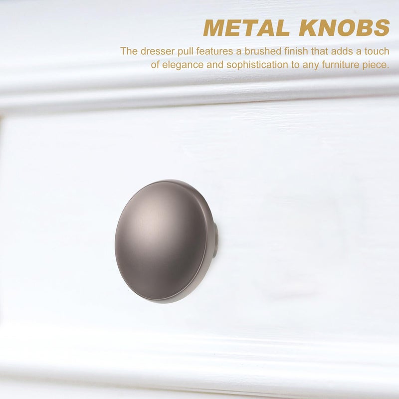 Nordic Style Gray Zinc Alloy Single Hole Cabinet Handle Pull For Drawer Wardrobe - Image 4