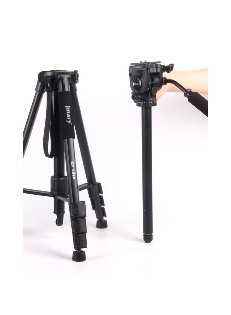 Jmary Kp-2599 Professional Aluminium Tripod For DSLR - Image 2