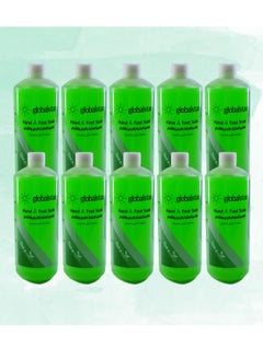 Global Star 10 Pieces Hand And Foot Soak Green Tea And Mint Green 1L 