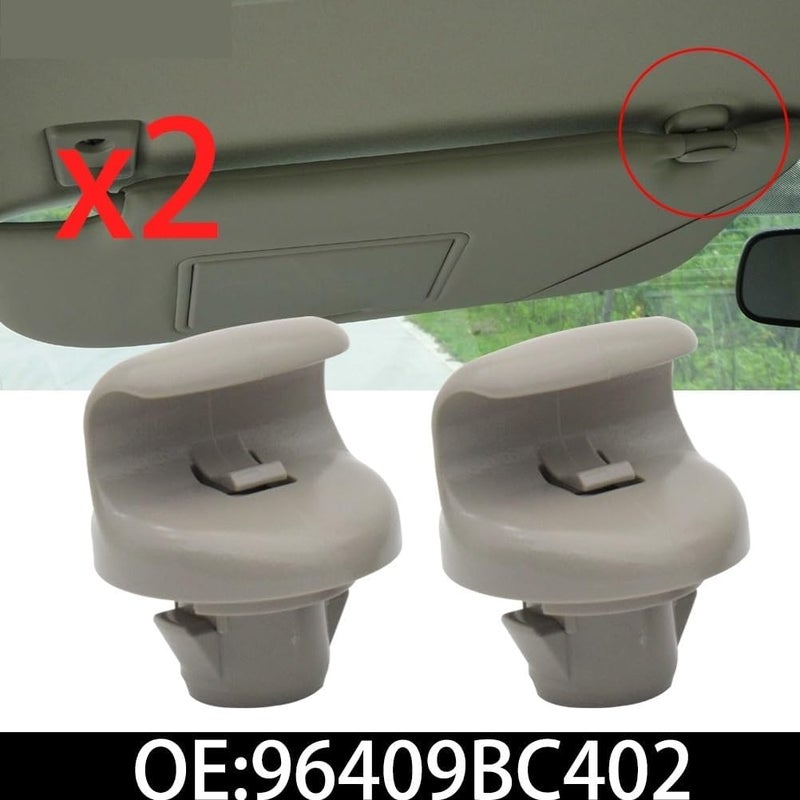 Wivplex 2pc Sun Visor Support Clip for Nissan Qashqai and Dualis - Image 3