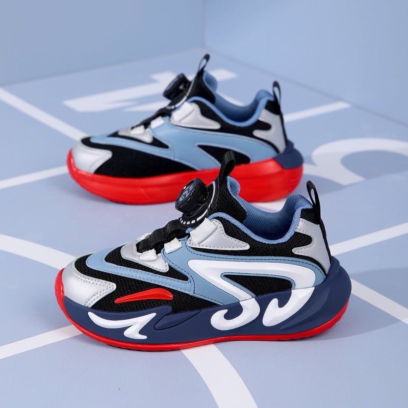 Boys' Sneakers, Autumn Model, Children'S Dad Shoes, For Older Kids And Students, Non-Slip, Wear-Resistant Running Shoes, Trendy - Image 1